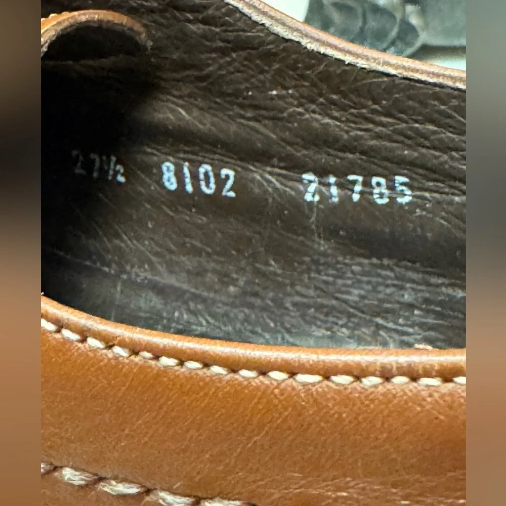 J.B. Ebrard Men’s Leather Dress Shoes Size 9.5 US Timeless Mexican Craftsmanship - Picture 5 of 10